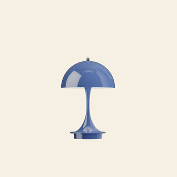 Louis Poulsen Panthella 160 Portable Table Lamp V3 Opaque Indigo Blue