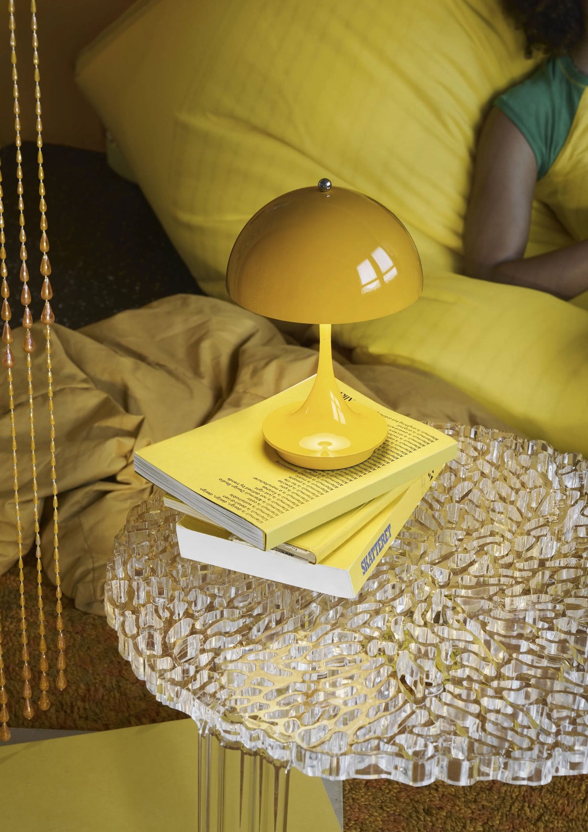 Louis Poulsen Panthella 160 Portable Table Lamp V3 Opaque Yellow