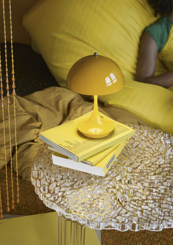 Louis Poulsen Panthella 160 Portable Table Lamp V3 Opaque Yellow