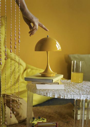 Louis Poulsen Panthella 160 Portable Table Lamp V3 Opaque Yellow