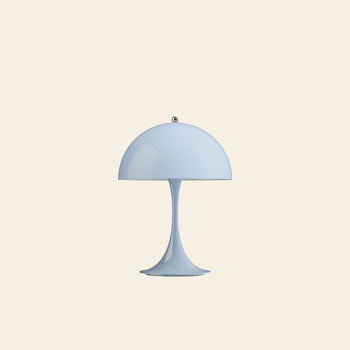 Louis Poulsen Panthella 250 Portable Table Lamp V3 Opal Pale Blue