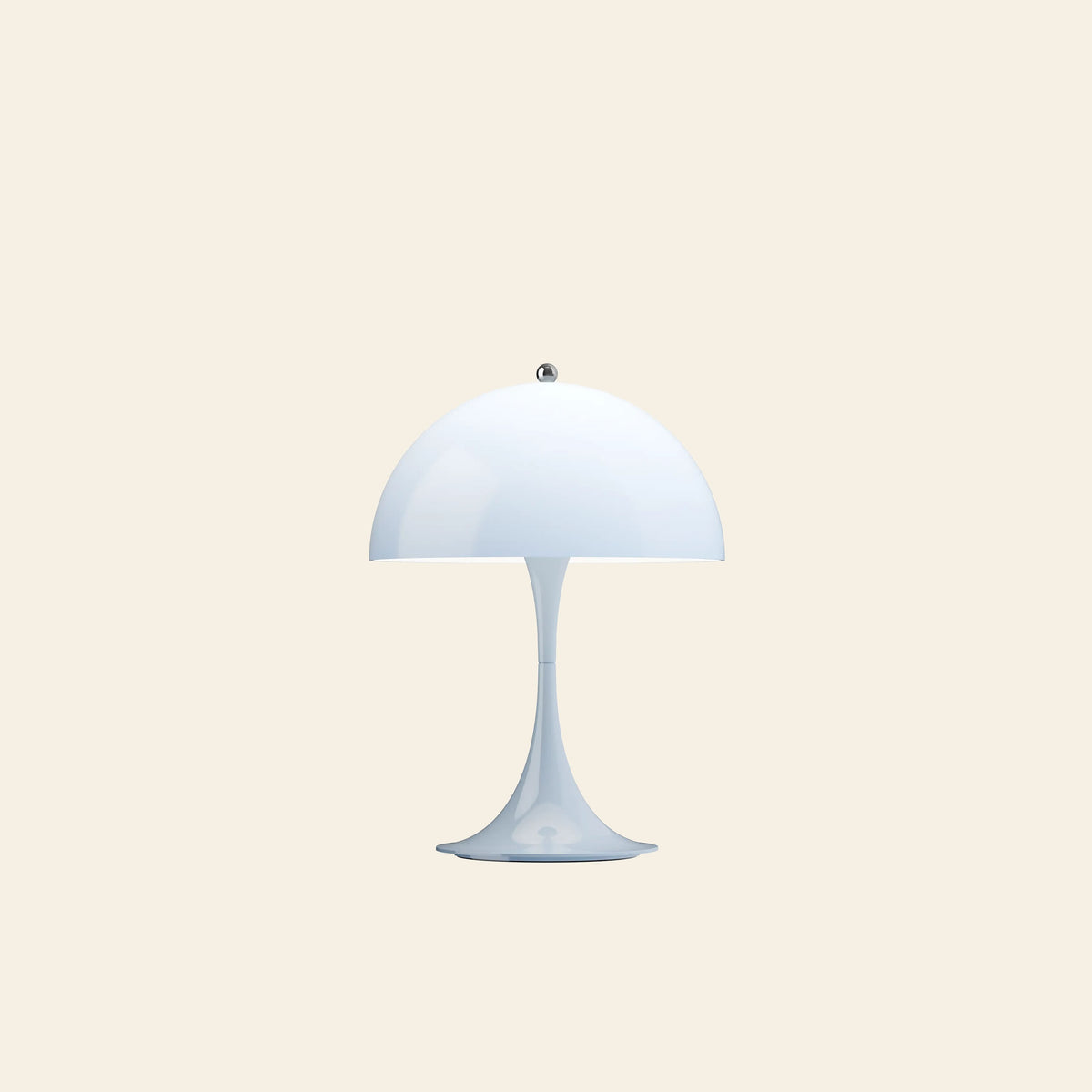 Louis Poulsen Panthella 250 Portable Table Lamp V3 Opal Pale Blue