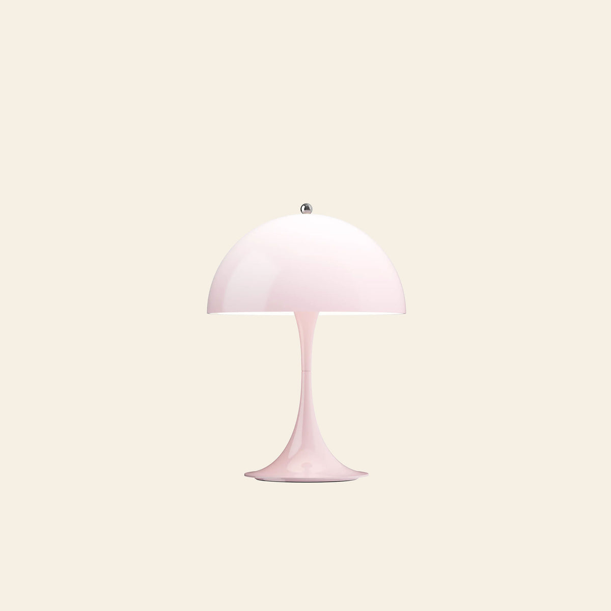 Louis Poulsen Panthella 250 Portable Table Lamp V3 Opal Pale Rose