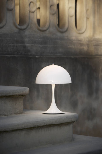 Louis Poulsen Panthella 250 Portable Table Lamp V3 Opal White