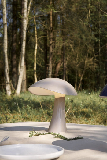 Louis Poulsen Rumee 220 Portable Table Lamp Earth Grey
