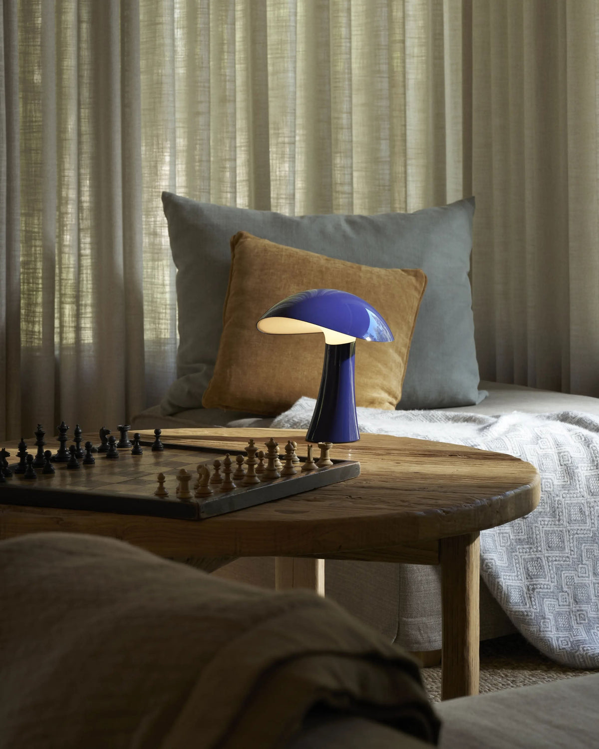 Louis Poulsen Rumee 220 Portable Table Lamp Night Blue