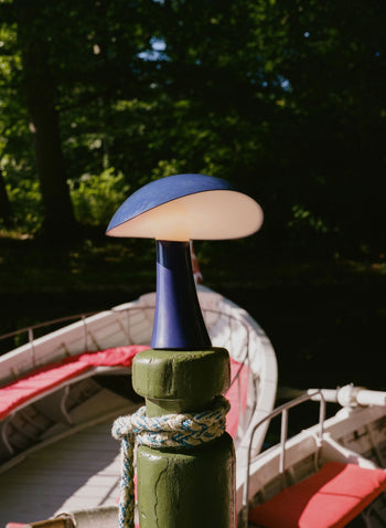 Louis Poulsen Rumee 220 Portable Table Lamp Night Blue