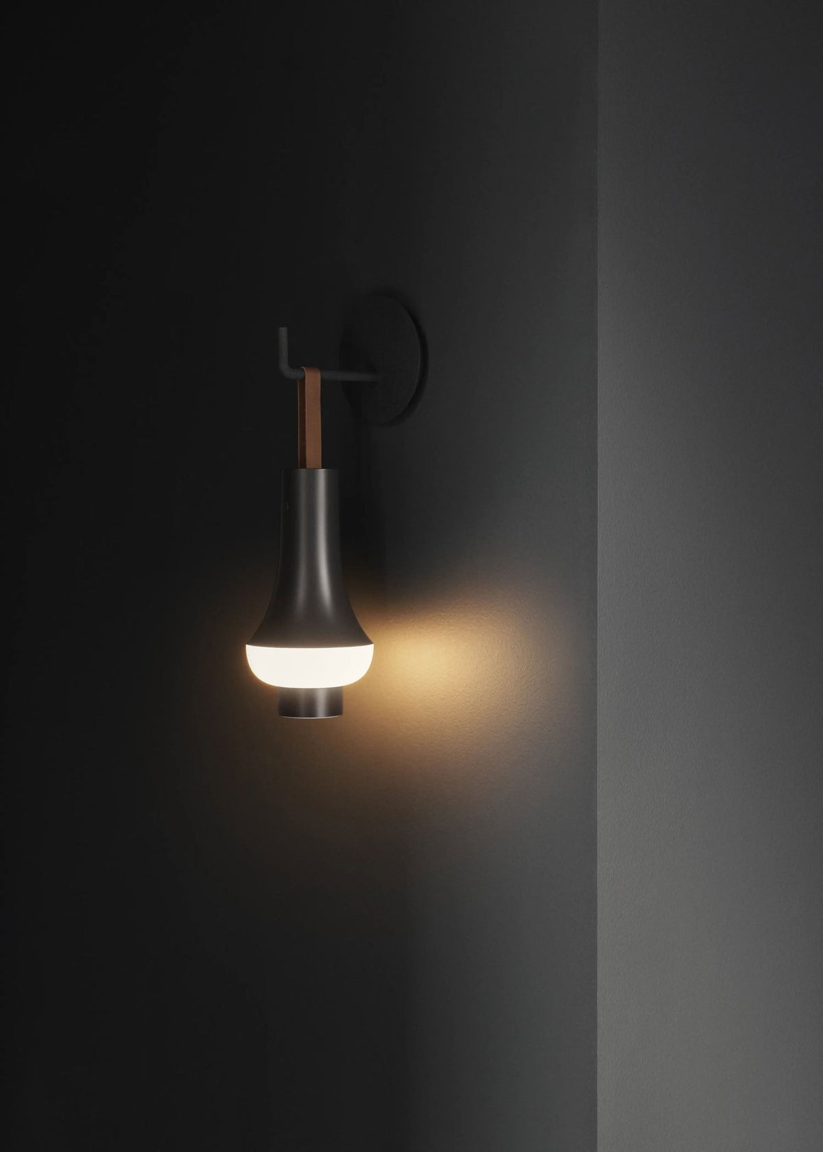 Louis Poulsen Tomoshi Portable Table Lamp Dark Brown