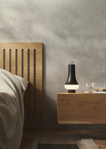 Louis Poulsen Tomoshi Portable Table Lamp Dark Brown