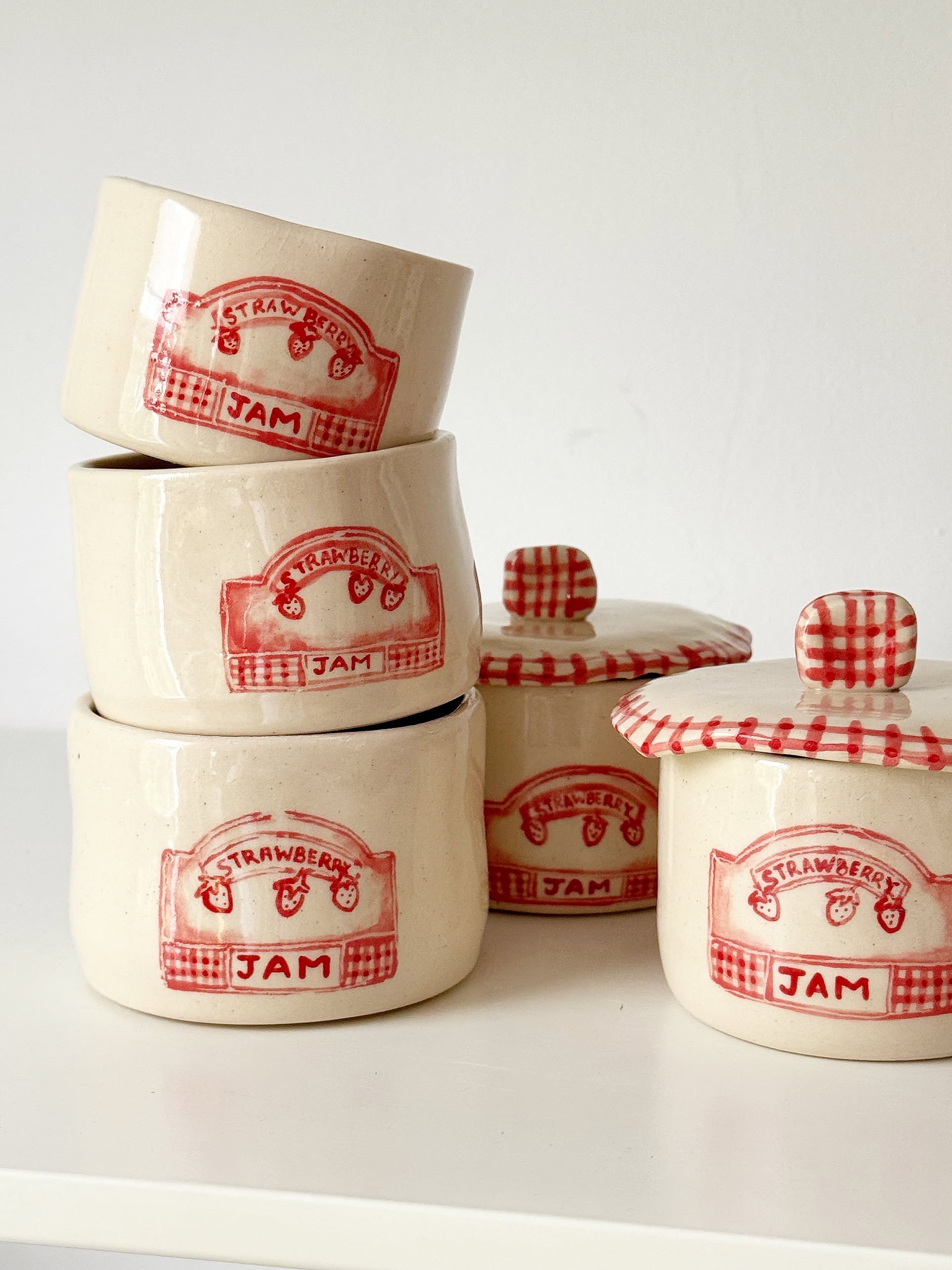 MIRYO Strawberry Jam Jar