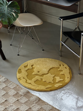 MIYOSHI RUG Alwayth x MIYOSHI RUG Mooon Rug Yellow