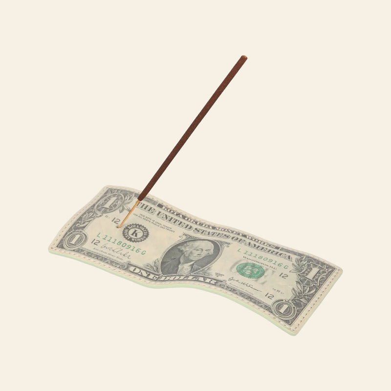 MIYOSHI RUG Banknote Leather Incense Holder