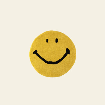 MIYOSHI RUG Harvey Ball x MIYOSHI RUG Original Smiley Face Chair Rug Yellow