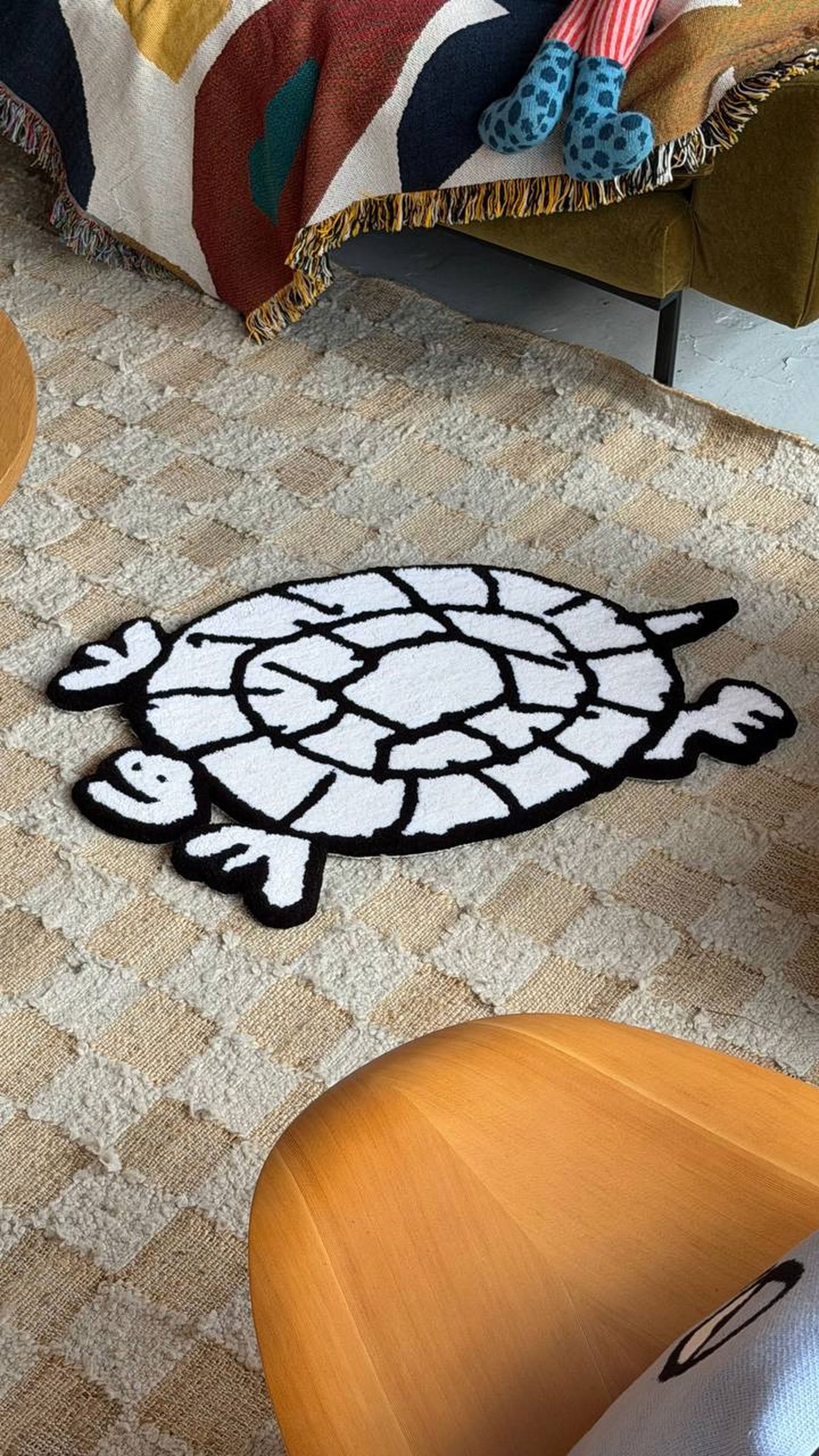 MIYOSHI RUG Kame Glide Rug - White