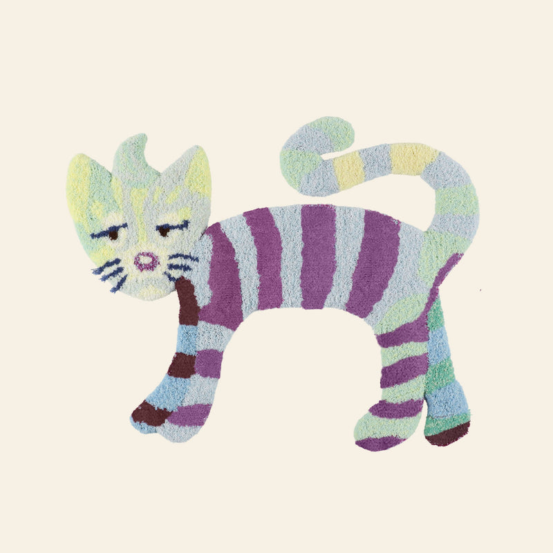 MIYOSHI RUG Kenichi Asai x MIYOSHI RUG Rainbow Cat Rug