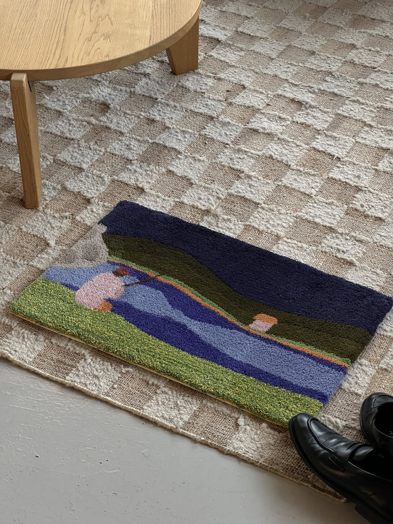 MIYOSHI RUG 湖色地毯