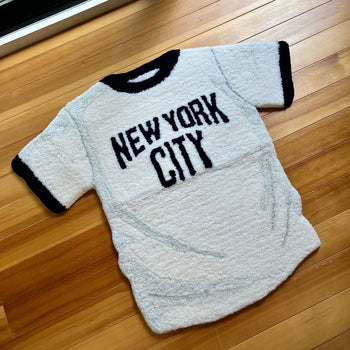 MIYOSHI RUG SECOND LAB x MIYOSHI RUG New York City T-Shirt Rug White