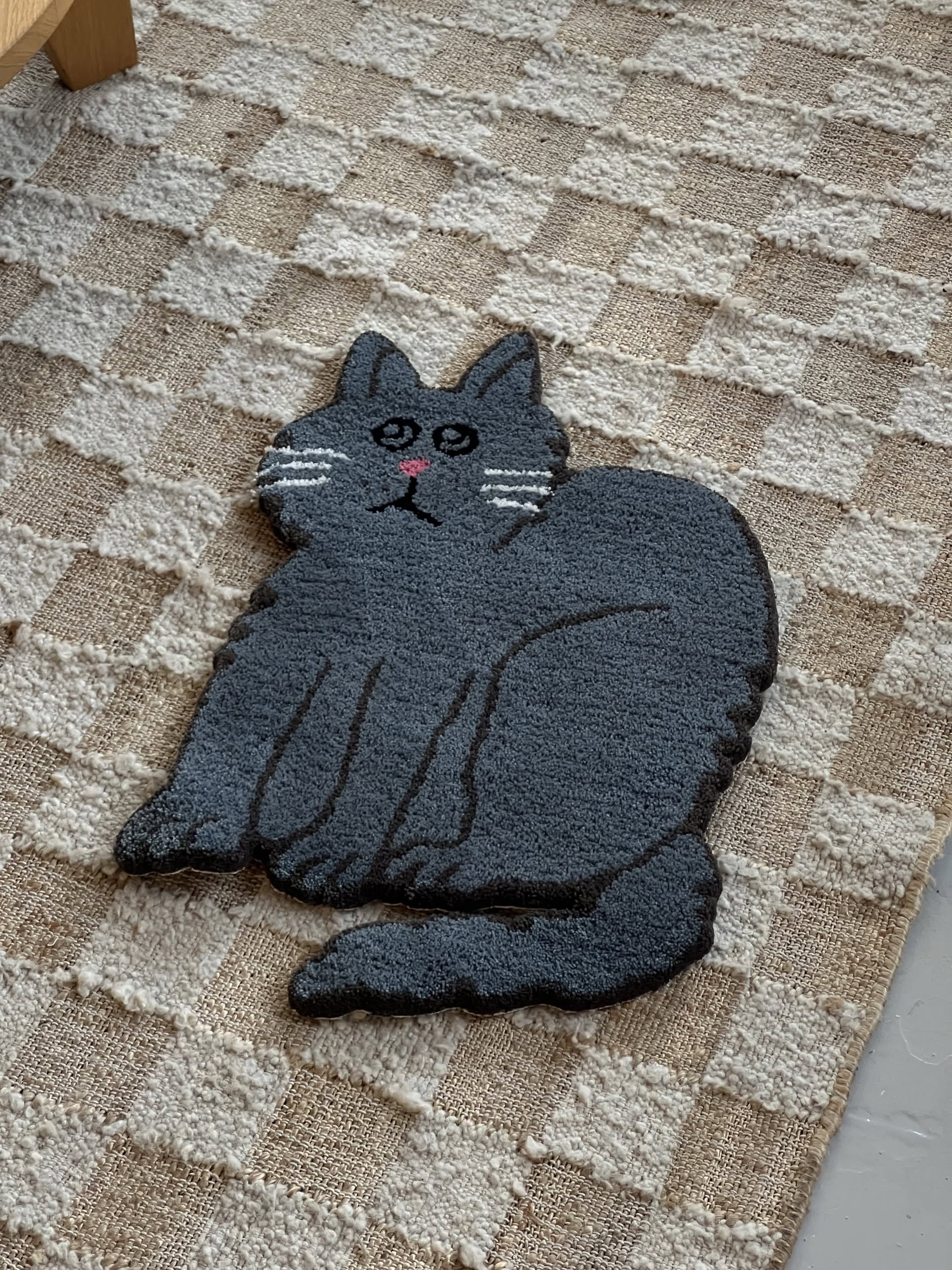 MIYOSHI RUG Shiomi Wada x MIYOSHI RUG Cat Rug B