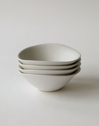 NR Ceramics HIN Soup Bowl Stone White 8