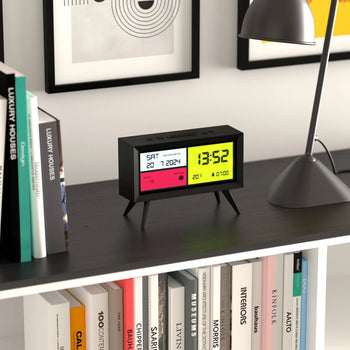 Newgate Spectronoma LCD Alarm Clock Black