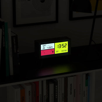 Newgate Spectronoma LCD Alarm Clock Black