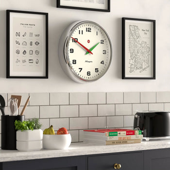 Newgate Superstore Wall Clock Chrome