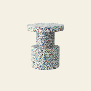 Normann Copenhagen Bit Stool White Multi