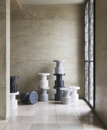 Normann Copenhagen Bit Stool White Multi