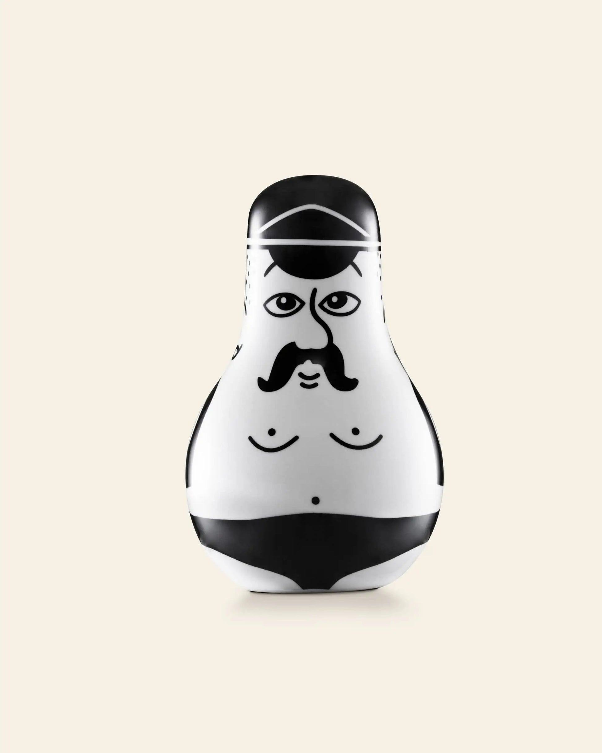 Normann Copenhagen Friends Salt Pepper Set Black White