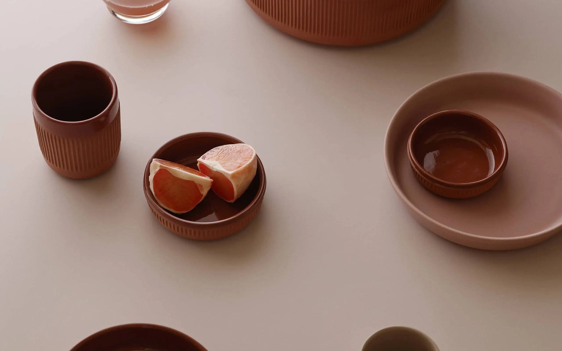 Normann Copenhagen Junto Dish 155Cm Terracotta