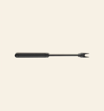 Normann Copenhagen Pebble Cheese Fork Black