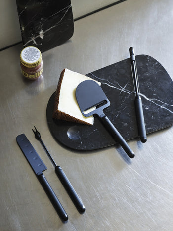 Normann Copenhagen Pebble Cheese Fork Black