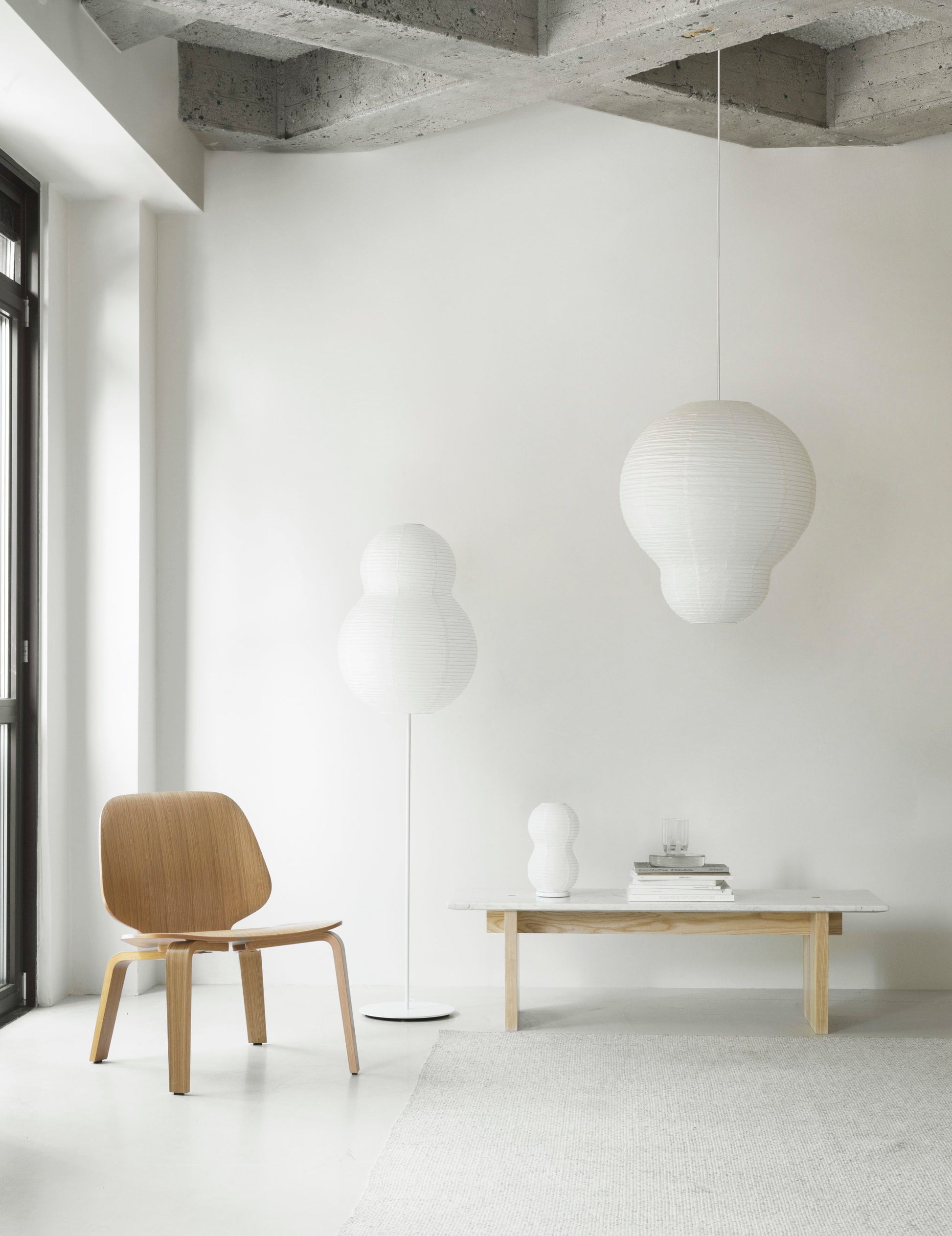 Normann Copenhagen Puff Table Lamp Twist White