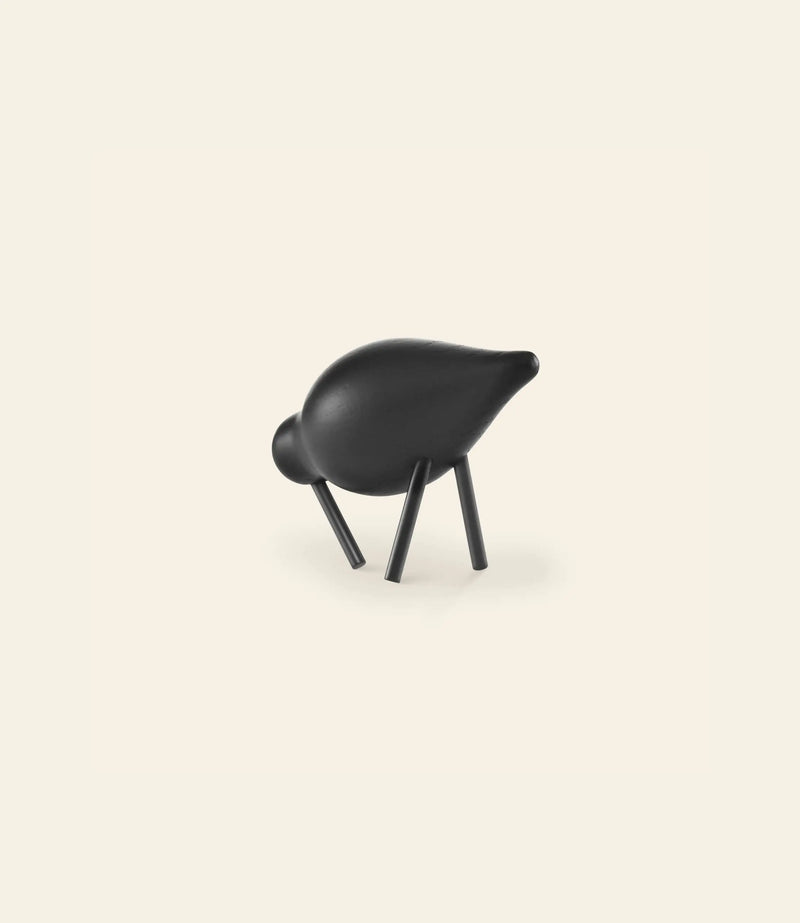Normann Copenhagen Shorebird Small Oak Bird Sculpture