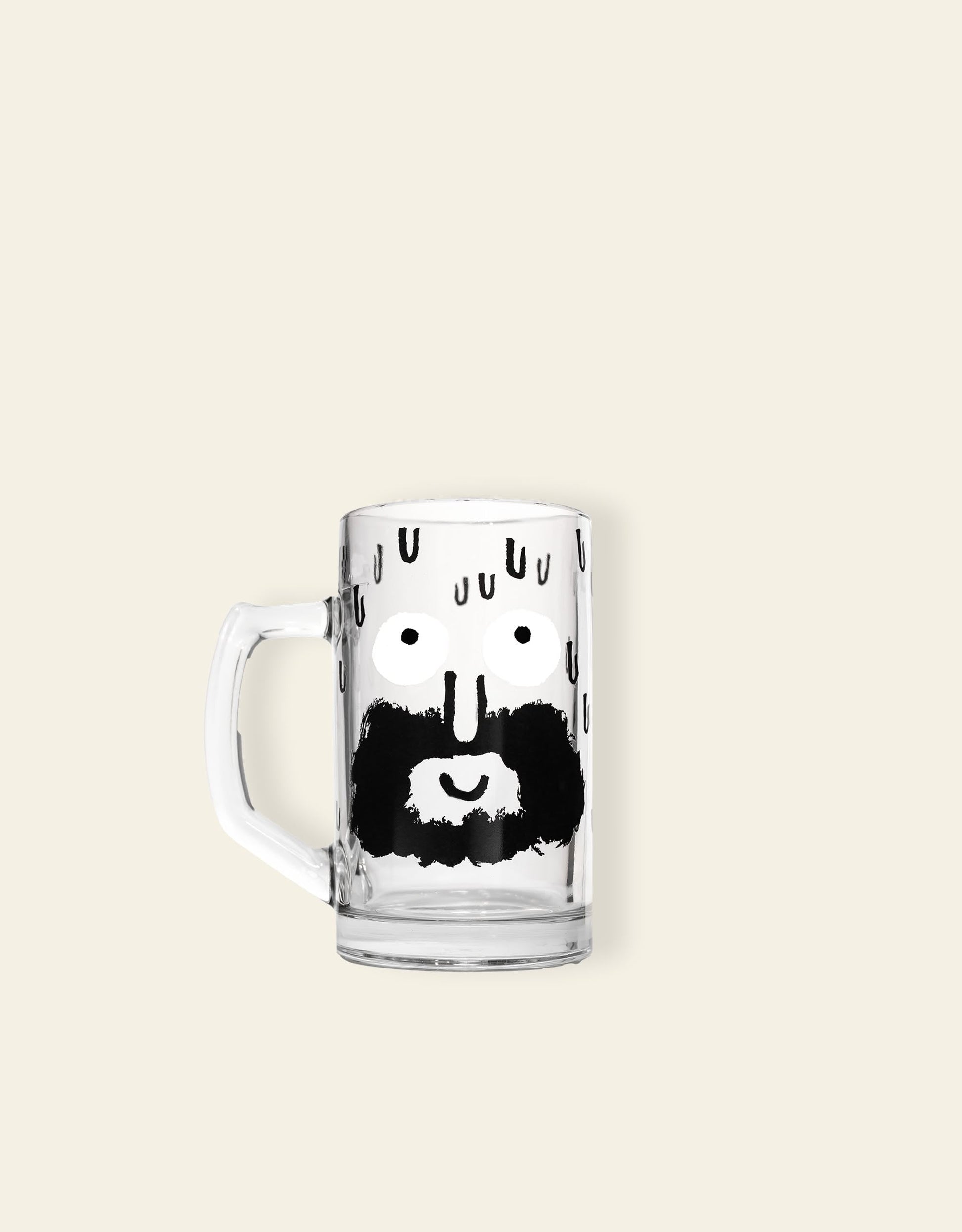 NouNou Beer Glass A Beard