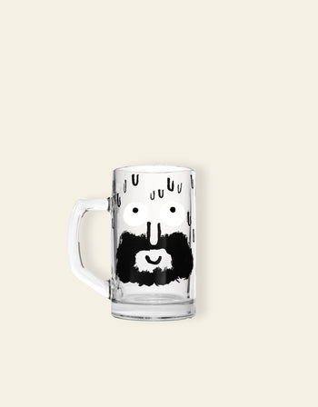 NouNou Beer Glass A Beard