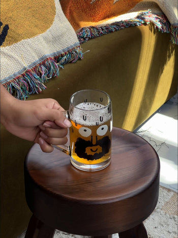 NouNou Beer Glass A Beard