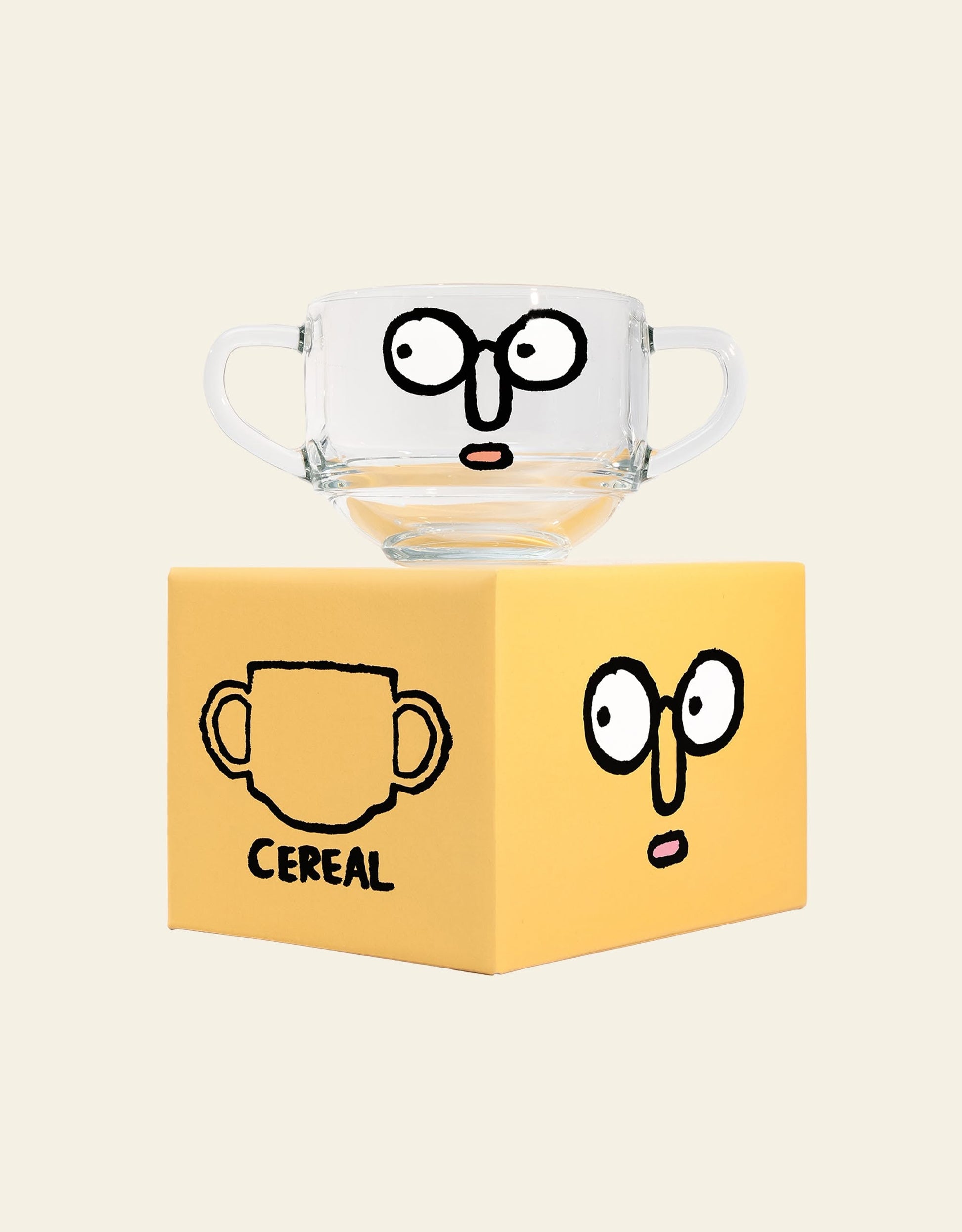 NouNou Cereal Bowl B Glasses