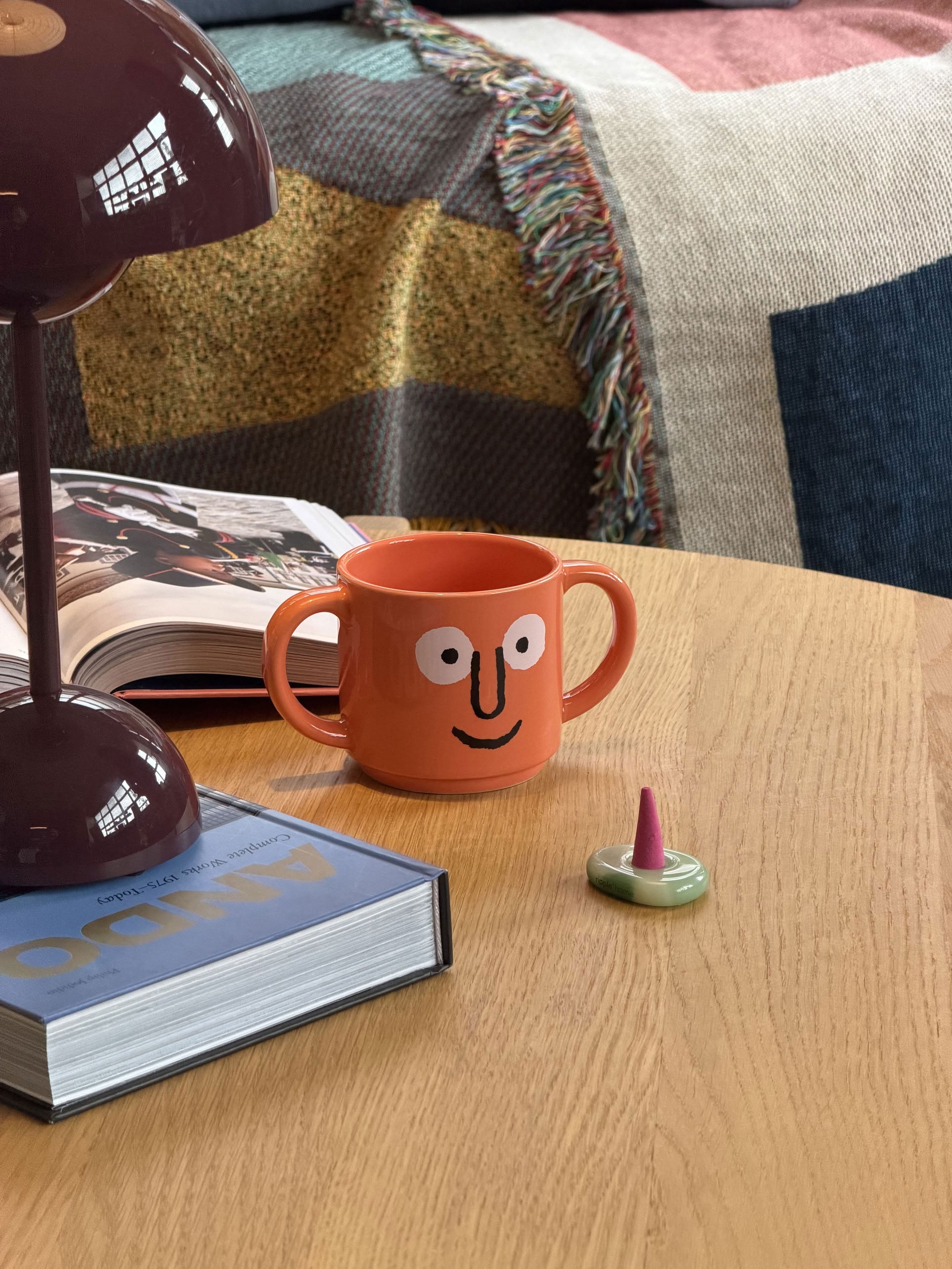 NouNou Double Handle Mug Coral