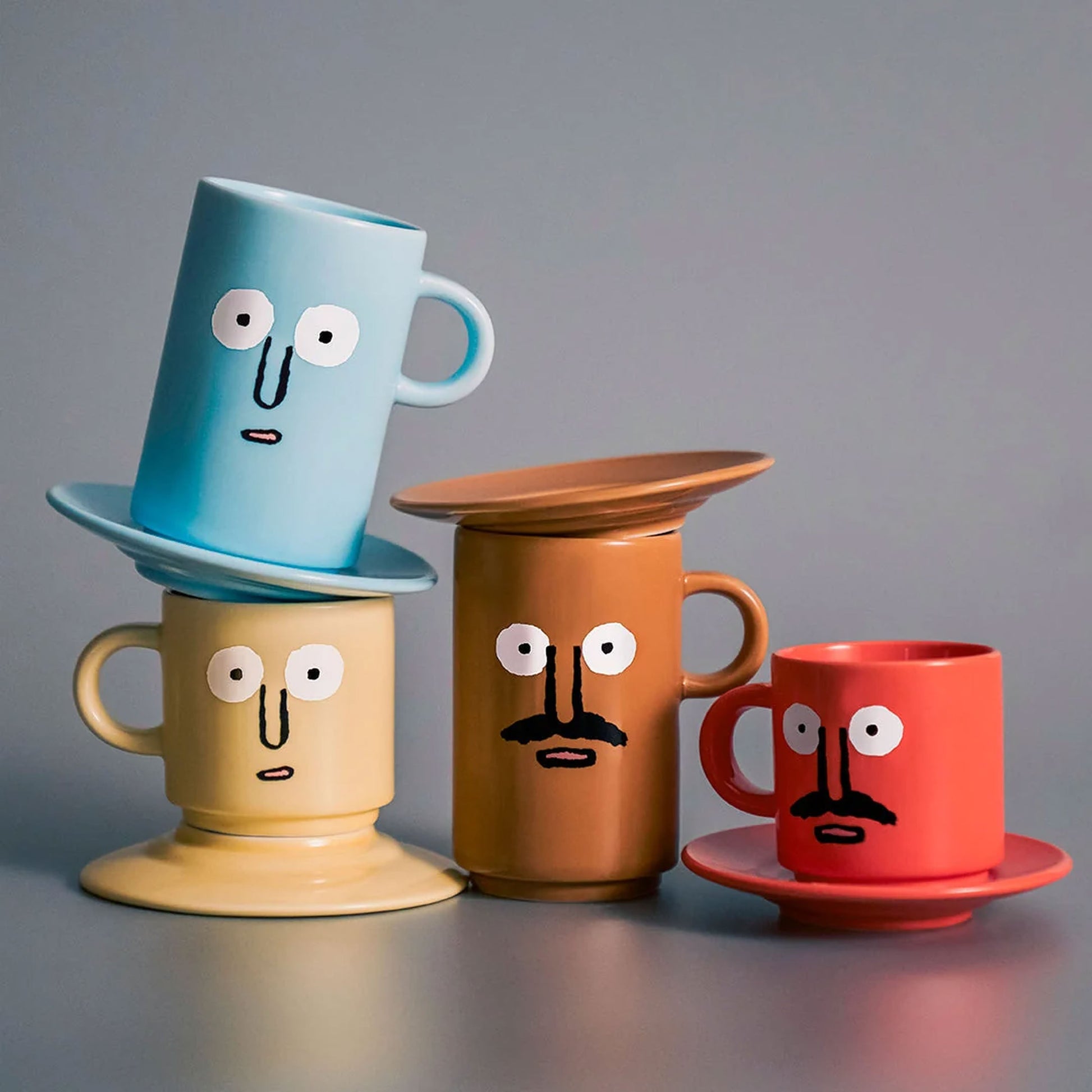 NouNou Double Mug Blue