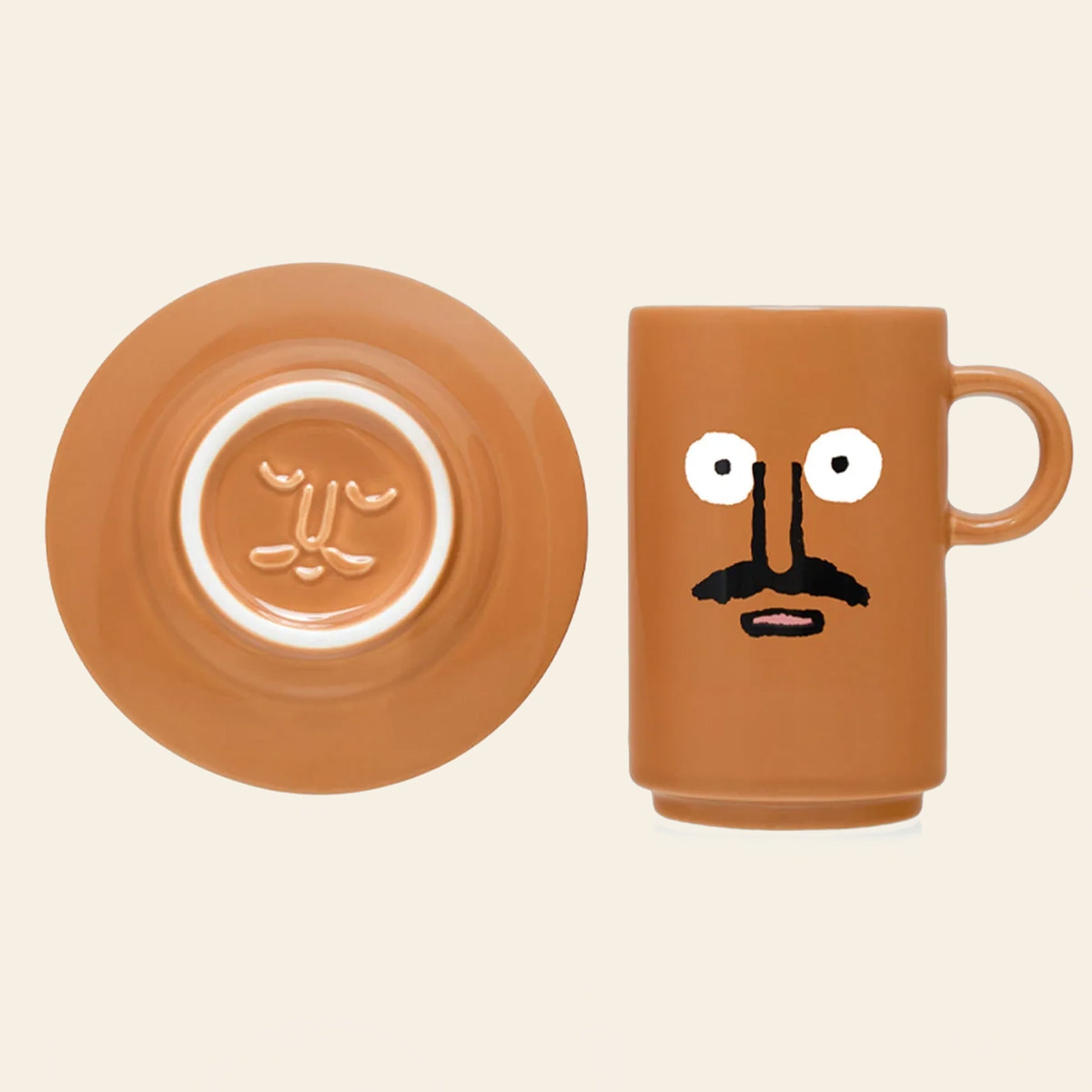 NouNou Double Mug Brown