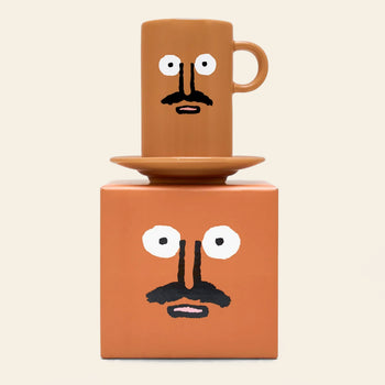 NouNou Double Mug Brown