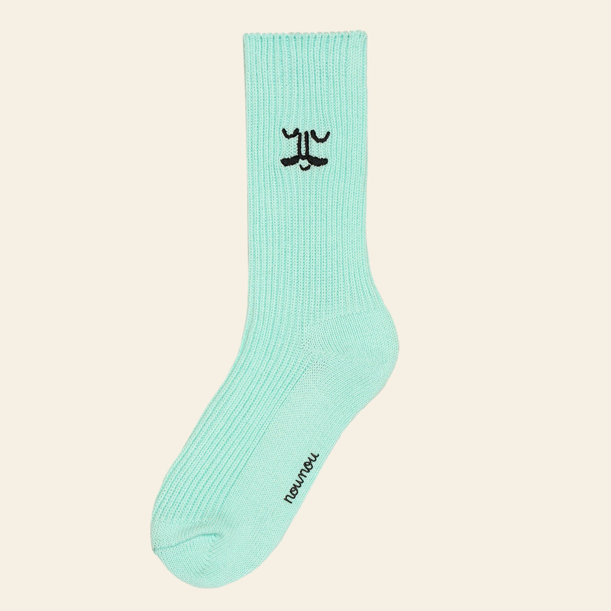 NouNou Face Crew Socks Mint