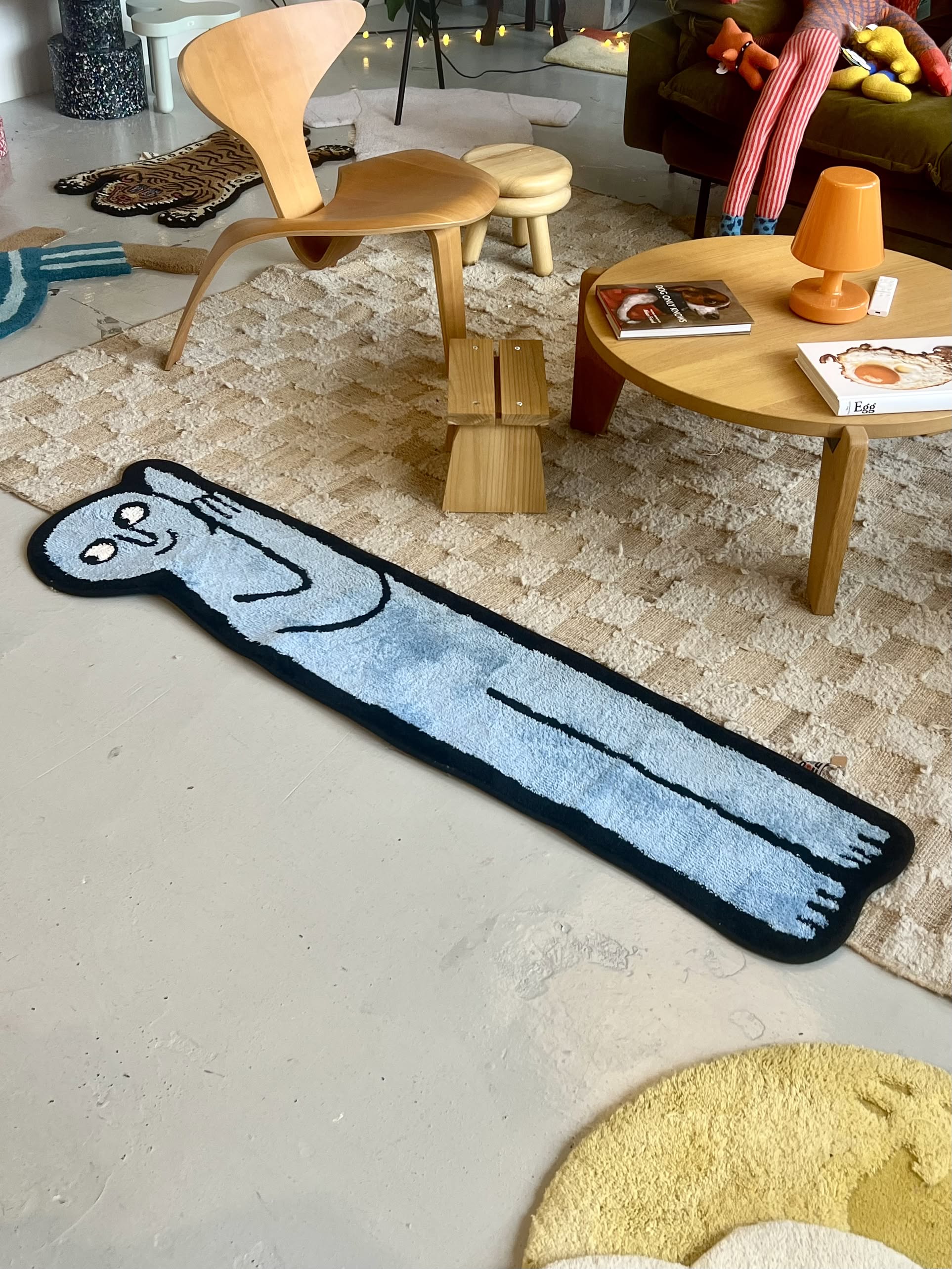 NouNou Giant Rug Blue