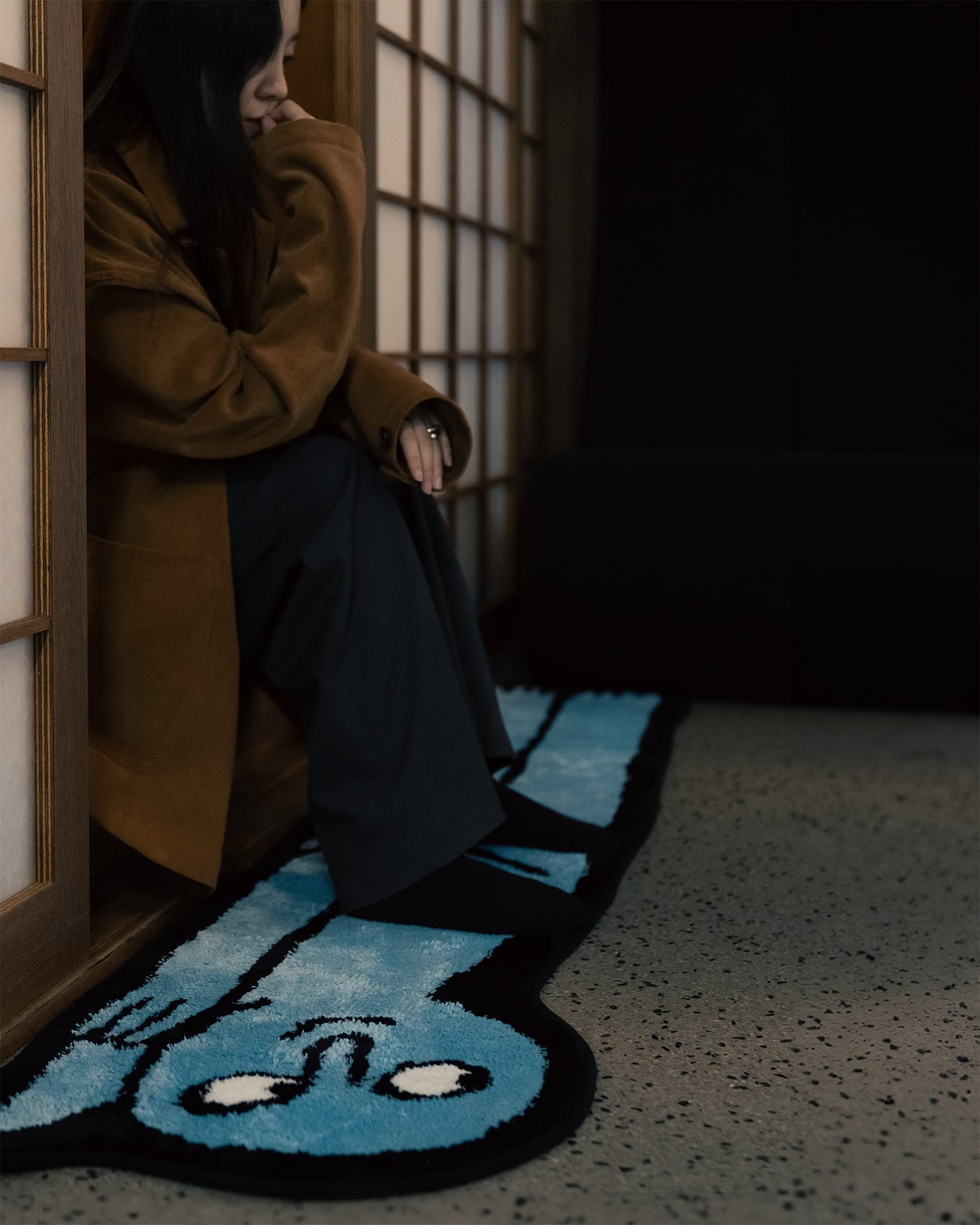 NouNou Giant Rug Blue