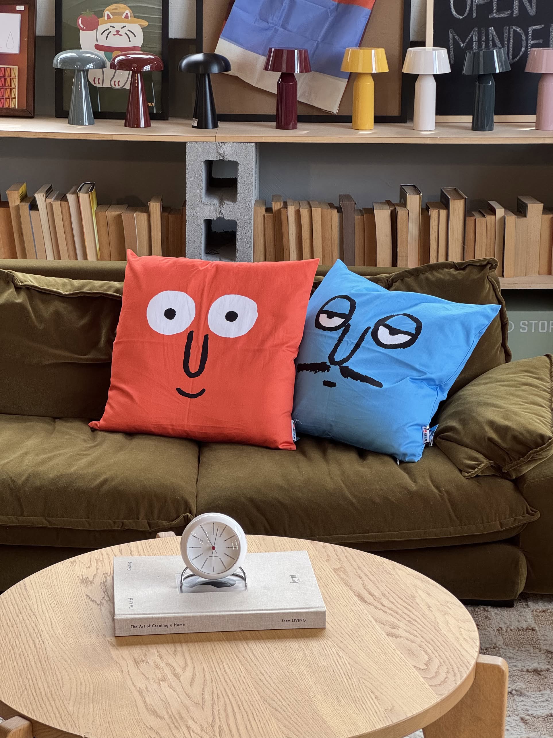 NouNou Jean Cushion Cover Orange