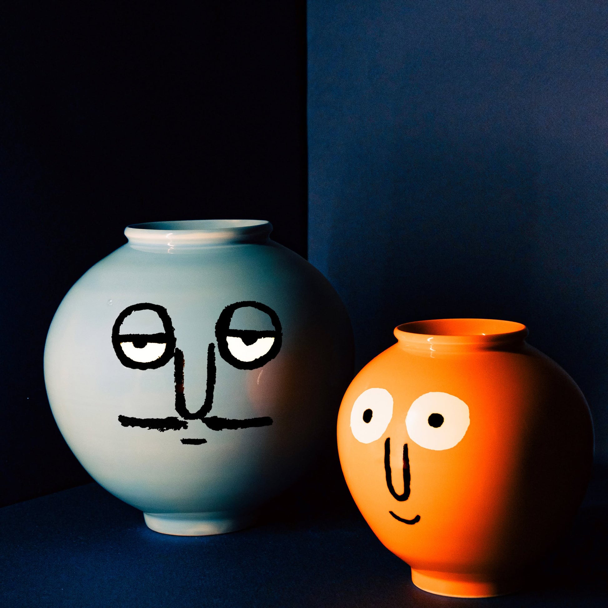 NouNou Moon Vase Orange