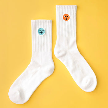 NouNou Patched Socks White