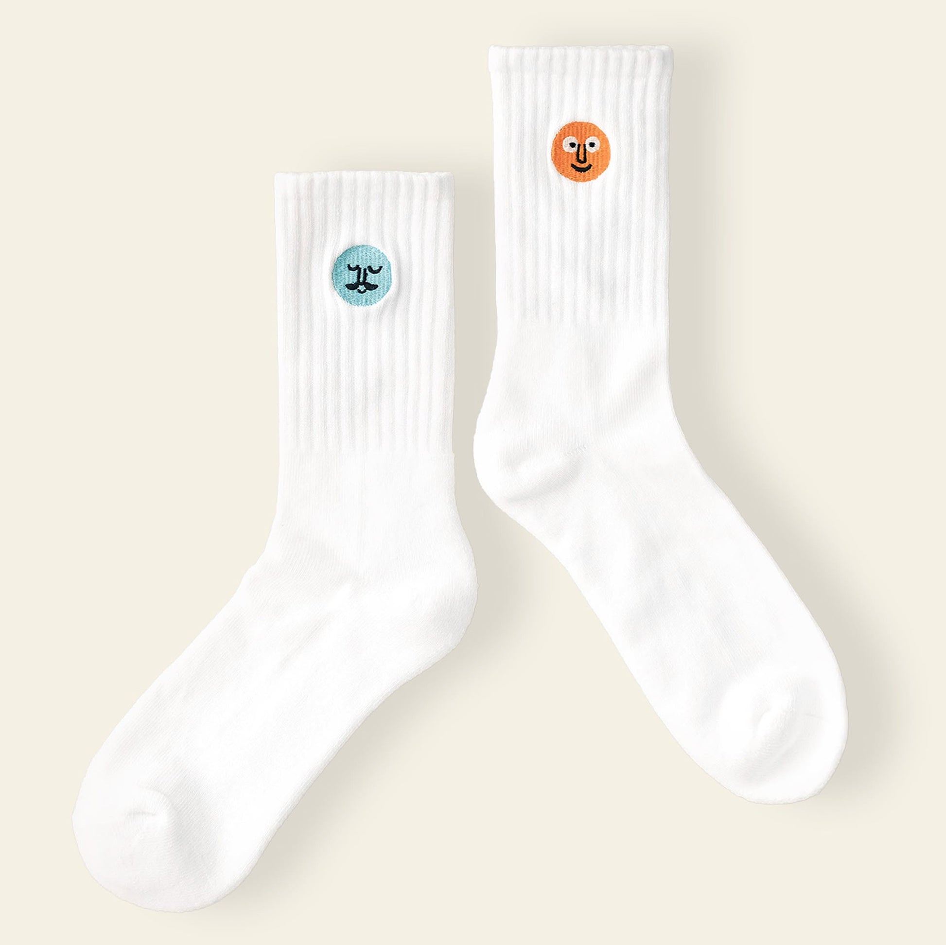 NouNou Patched Socks White