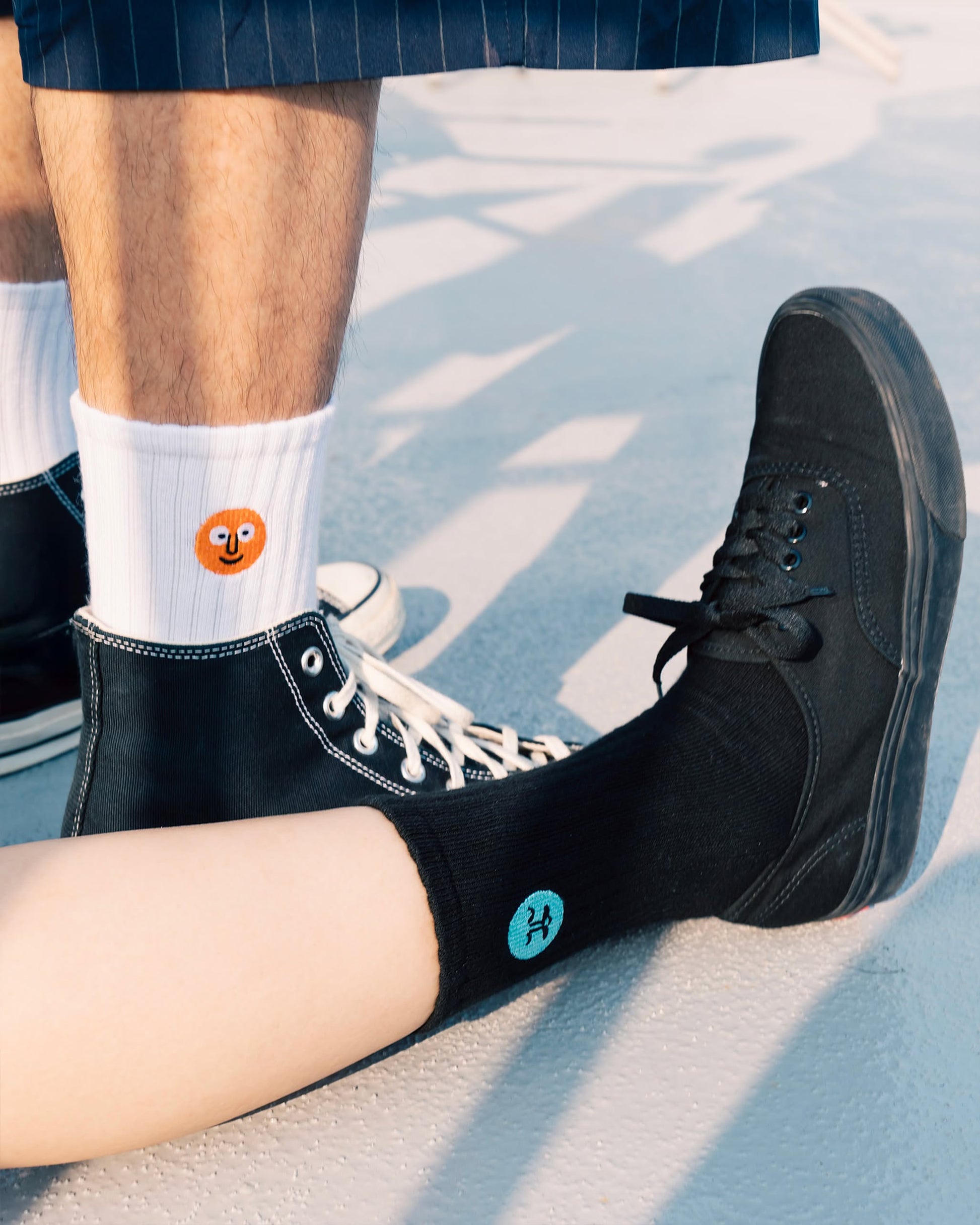 NouNou Patched Socks White